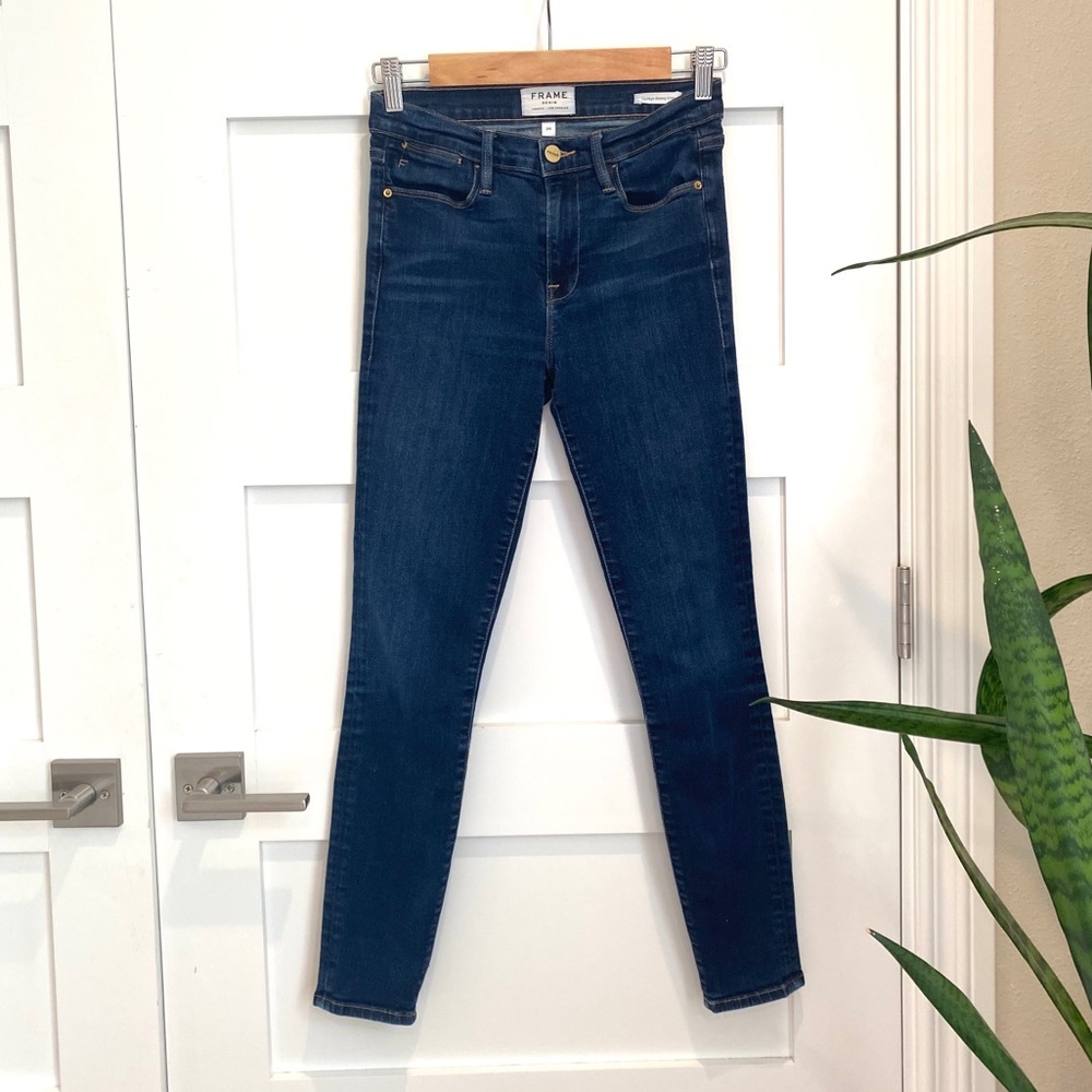 FRAME Le High Skinny Crop Jeans 26